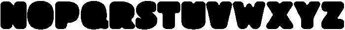 Chonky Kitty Black Plump otf (900) Font UPPERCASE