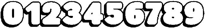 Chonky Kitty Black Shadow otf (900) Font OTHER CHARS