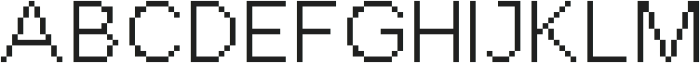 ChonkyPixels ttf (400) Font UPPERCASE