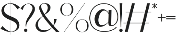 Chooss otf (400) Font OTHER CHARS