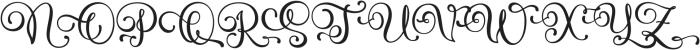 Chorister Script Pro otf (400) Font UPPERCASE