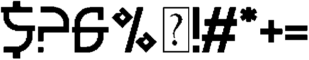 Chorun otf (400) Font OTHER CHARS