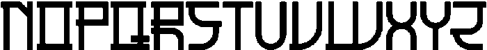 Chorun otf (400) Font UPPERCASE
