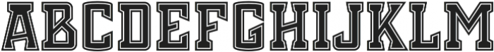Chosla Serif Sportline otf (400) Font LOWERCASE