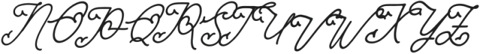 Chottlen Script Italic otf (400) Font UPPERCASE