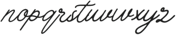 Chottlen Script Italic otf (400) Font LOWERCASE