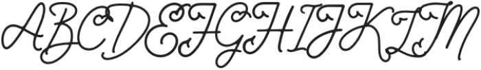 Chottlen Script Regular otf (400) Font UPPERCASE