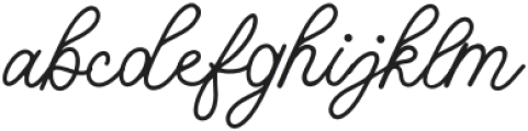 Chottlen Script Regular otf (400) Font LOWERCASE