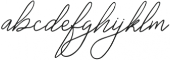 Chowgant Signature otf (400) Font LOWERCASE