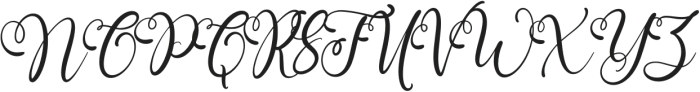 Christa Bella otf (400) Font UPPERCASE