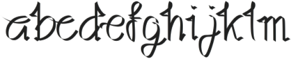 Christbenedict Regular ttf (400) Font LOWERCASE