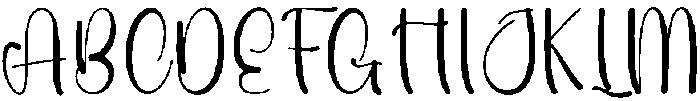 Christian Creative Regular otf (400) Font UPPERCASE