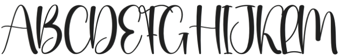 Christian Regular otf (400) Font UPPERCASE
