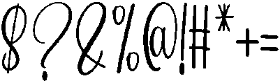 Christina Regular otf (400) Font OTHER CHARS