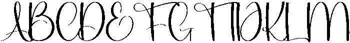 Christina Regular otf (400) Font UPPERCASE