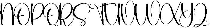 Christina Regular otf (400) Font UPPERCASE