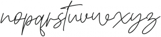 Christina Signature otf (400) Font LOWERCASE
