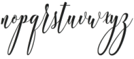 Christina otf (400) Font LOWERCASE