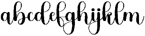 Christmas Alphabet Regular otf (400) Font LOWERCASE
