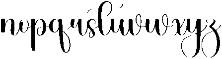Christmas Bells Regular otf (400) Font LOWERCASE