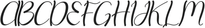 Christmas Bright Italic otf (400) Font UPPERCASE