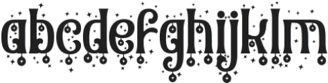 Christmas Chances Decorative otf (400) Font LOWERCASE