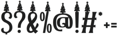 Christmas Chances Tree otf (400) Font OTHER CHARS