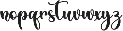 Christmas Cheer otf (400) Font LOWERCASE