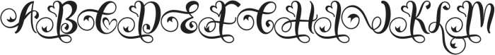 Christmas Dainty ttf (400) Font UPPERCASE