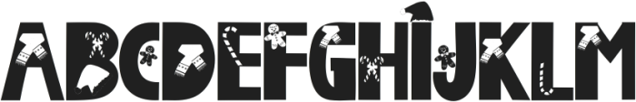 Christmas Fabulous ttf (400) Font UPPERCASE