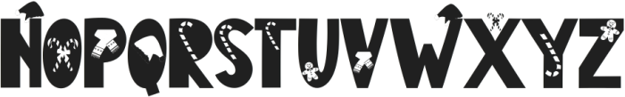 Christmas Fabulous ttf (400) Font UPPERCASE