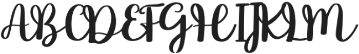 Christmas Family Script otf (400) Font UPPERCASE