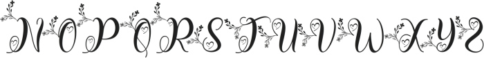 Christmas Garden otf (400) Font UPPERCASE