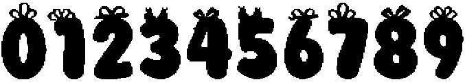 Christmas Gift Box Regular otf (400) Font OTHER CHARS