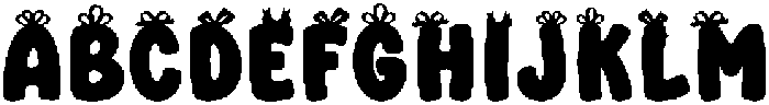Christmas Gift Box Regular otf (400) FONT