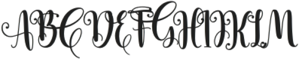 Christmas Gift otf (400) Font UPPERCASE