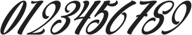 Christmas Hearths Italic otf (400) Font OTHER CHARS