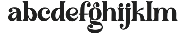 Christmas Knowing Regular otf (400) Font LOWERCASE