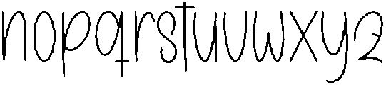 Christmas Minimalist Regular otf (400) Font LOWERCASE