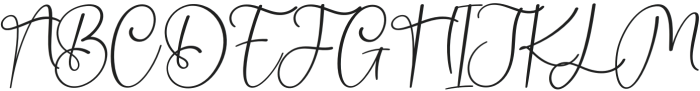 Christmas Pageant Regular otf (400) Font UPPERCASE