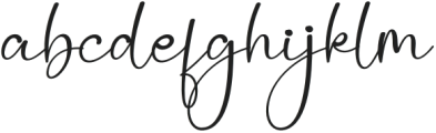 Christmas Pageant Regular otf (400) Font LOWERCASE