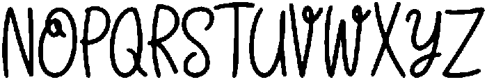 Christmas Party Regular otf (400) Font LOWERCASE