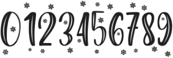 Christmas Peace Snowflakes otf (400) Font OTHER CHARS