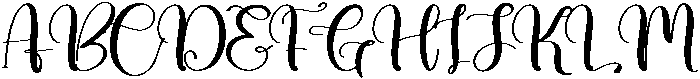 Christmas Regular otf (400) Font UPPERCASE