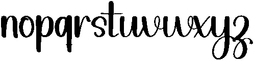 Christmas Regular otf (400) Font LOWERCASE