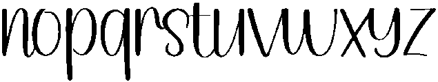 Christmas Regular otf (400) Font LOWERCASE