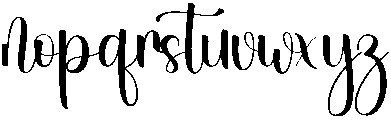 Christmas Regular otf (400) Font LOWERCASE
