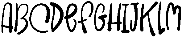 Christmas Regular otf (400) Font UPPERCASE