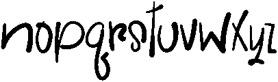 Christmas Regular otf (400) Font LOWERCASE