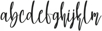 Christmas Regular otf (400) Font LOWERCASE